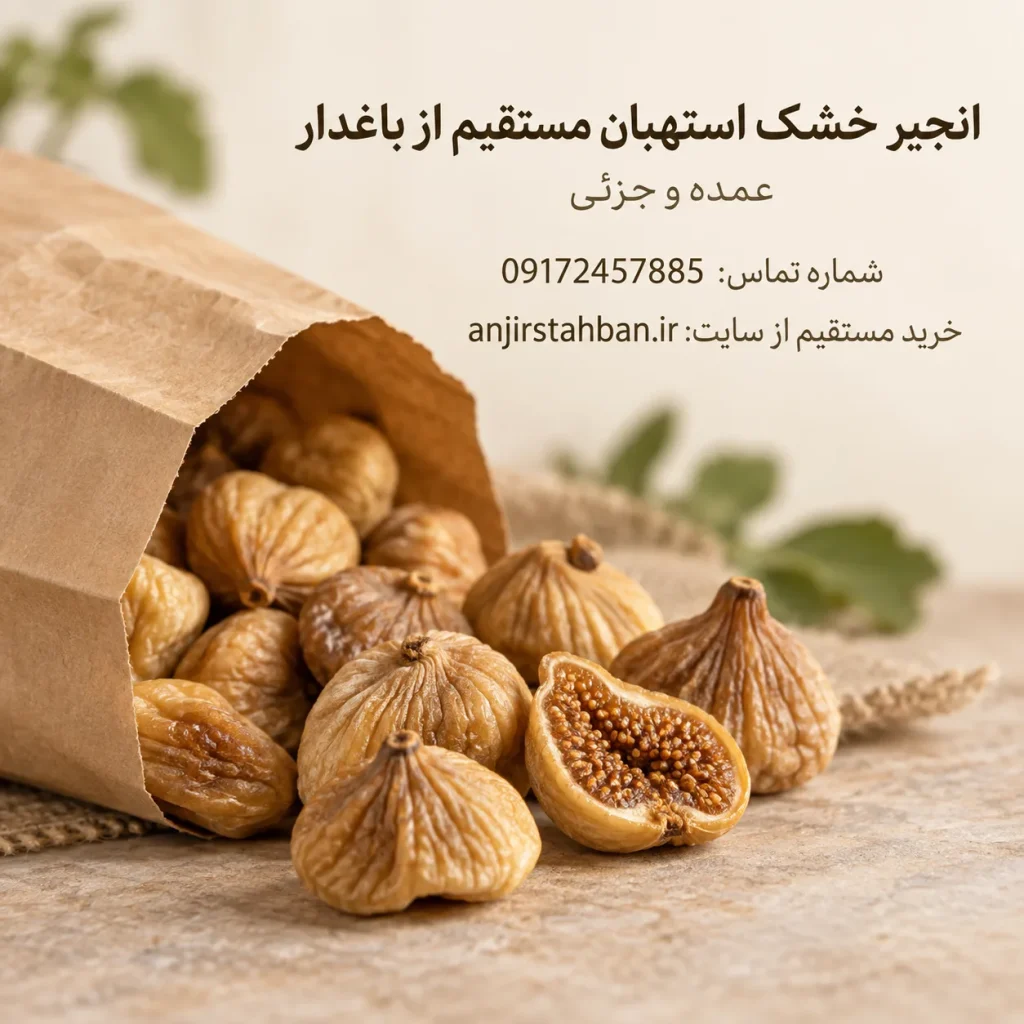 انجیر خشک سورت شده استهبان مستقیم از باغدار